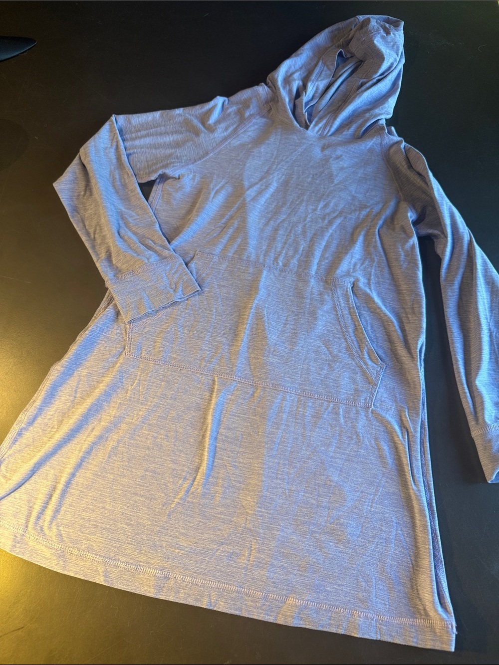 Hanna Andersson Active UV Hoodie Dress, Lavender (Size 130 cm / 8 US)